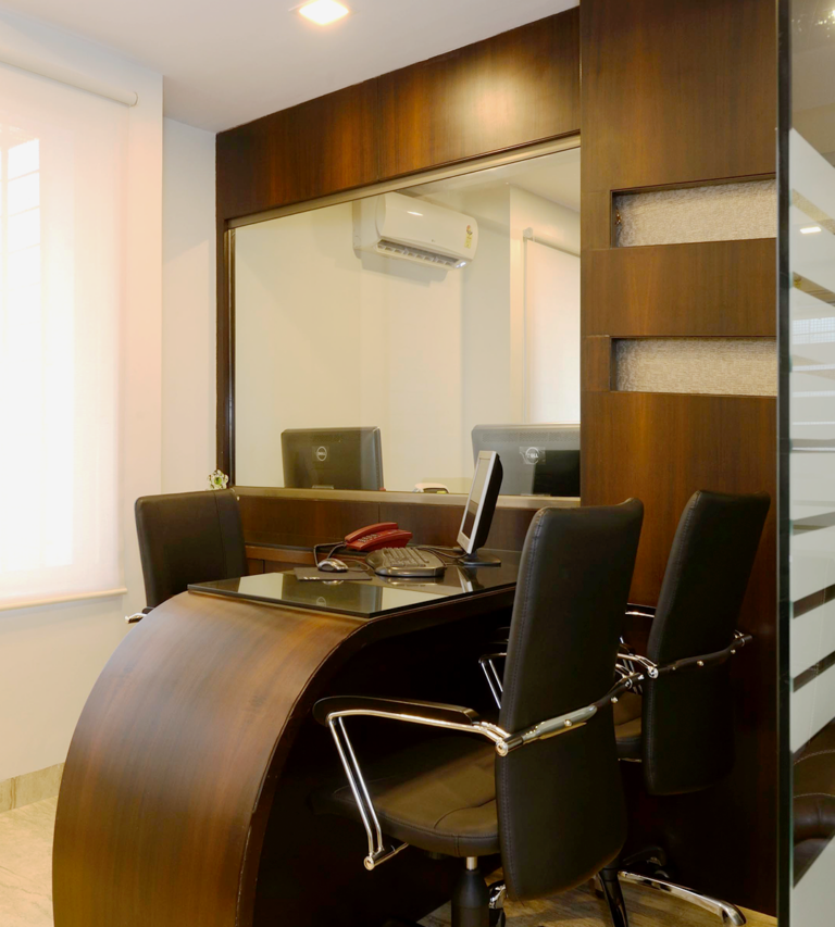 Commercial Project - Office Reception Interior Design by Sayyam Interiors